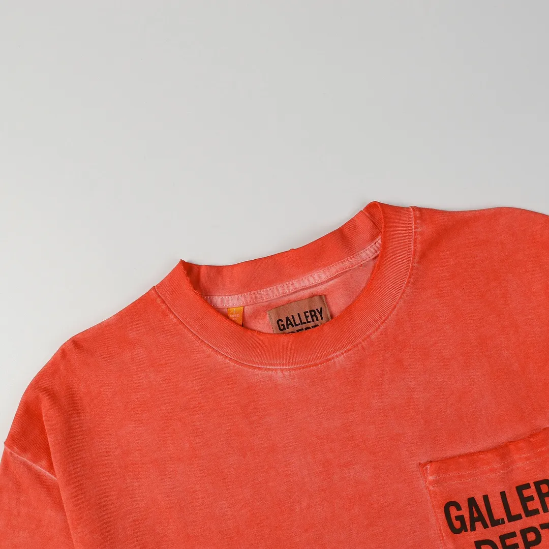 GALLERY.DEPT Summer new short-sleeved style No.: D3128#P110 Color: Orange Size: S M L XL